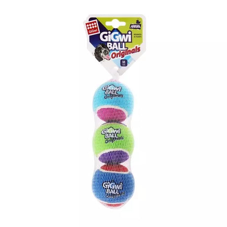 GiGwi Mixed Tennis Balls Dog Toy gigwi