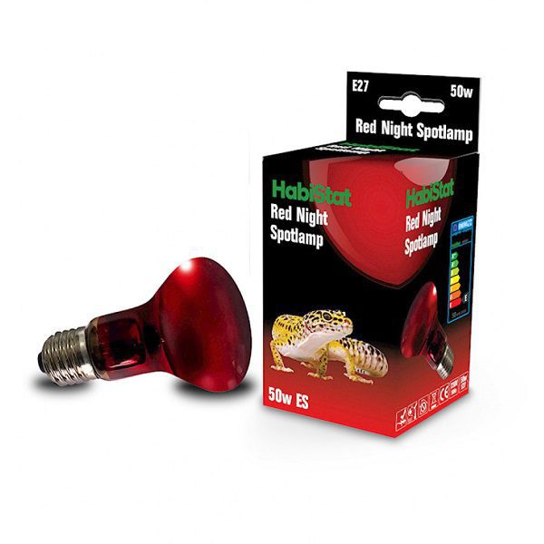 HabiStat Red Night Spotlamp 50w Reptile - Accessories Pet Market