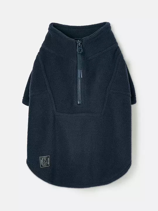 JOULES - NAVY FLEECE Dog Coat Jules