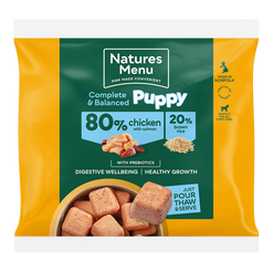 Natures Menu frozen Puppy Chick with Salmon 1kg Pet Market
