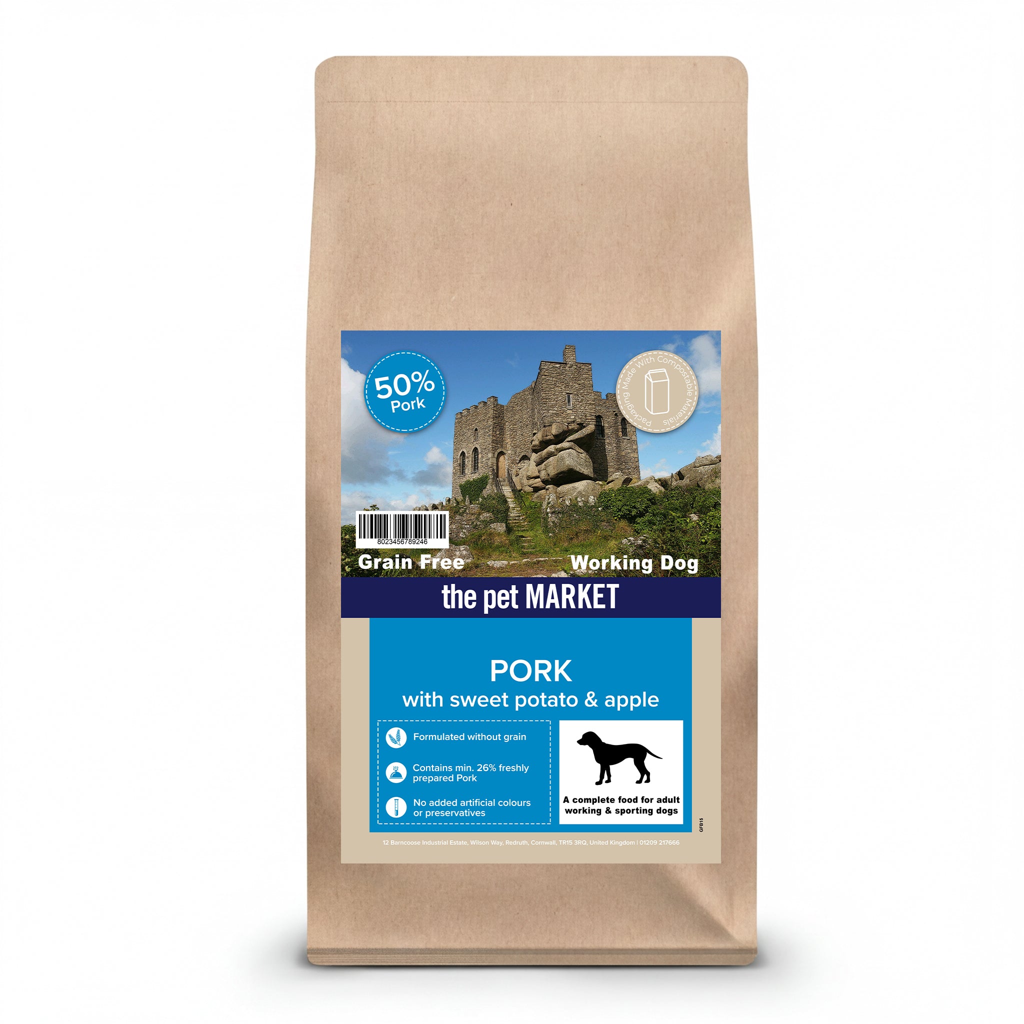 Grain-free - Pork With Sweet Potato & Apple - Working Dog Pet Market