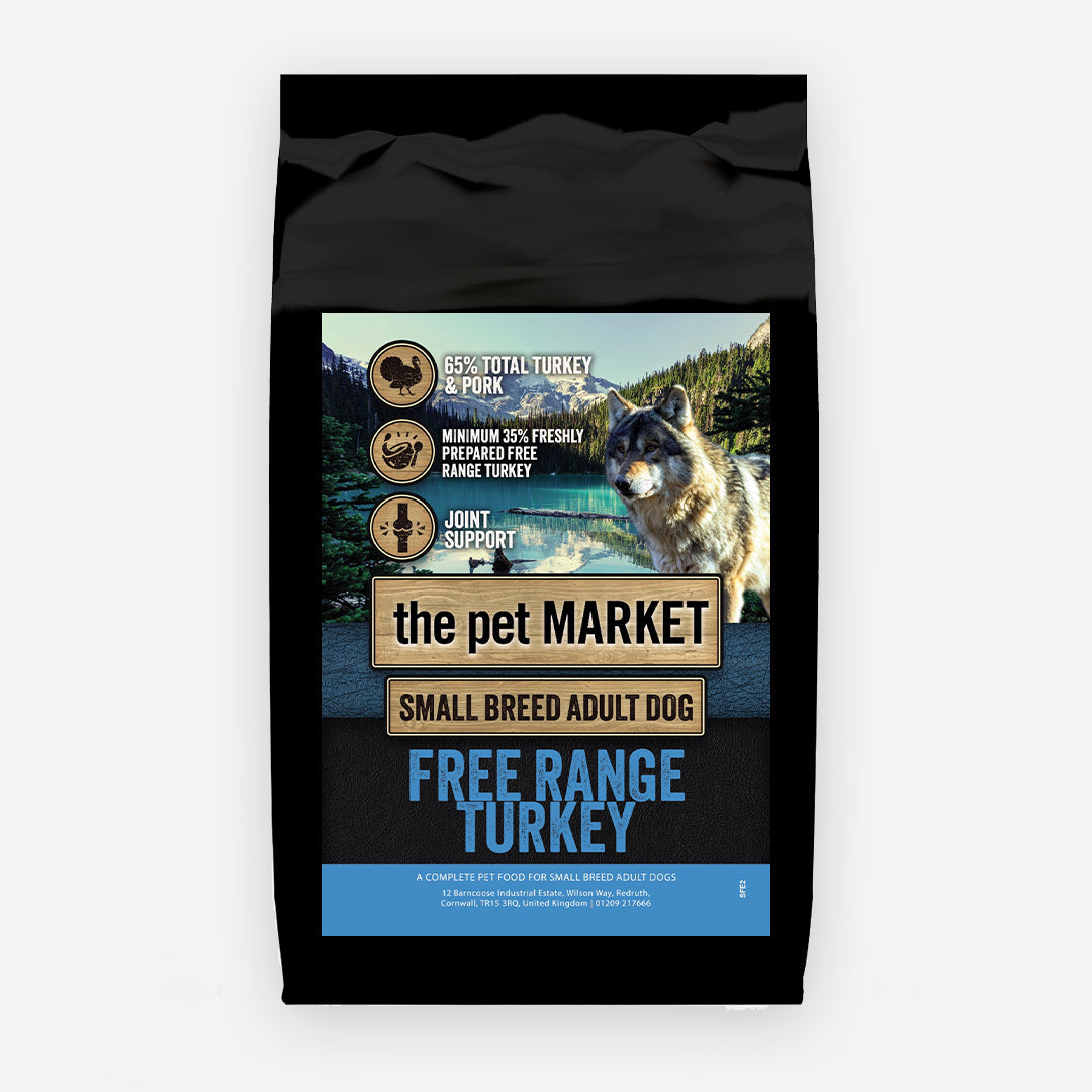 Superfood 65 Small Breed Adult Dog Free Range Turkey Dry Complete kibble the Pet MARKET