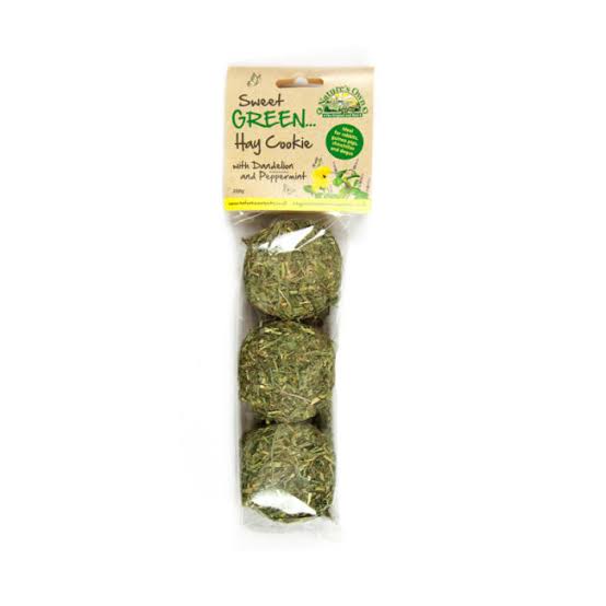 Hay Cookies with Dandelion & Peppermint Small Mammal - Food Natures Own