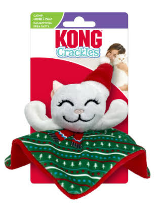 KONG Holiday 2025 Crackles Santa Kitty SEASONAL KONG