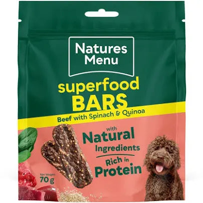 Natures Menu Superfood Bars Natures Menu Beef