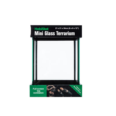 Habistat mini glass terrarium 20x20x30