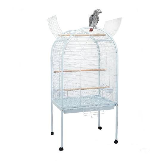 Apollo parrot cage from the Pet MARKET with spacious bars and a sturdy stand for healthy bird housing.
