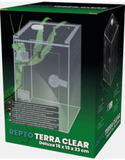 Repto Terra Clear Deluxe 15x15x23cm Pet Market