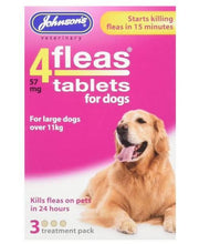 4Fleas Tablets for Dogs (3 treatment pack) Medication Johnson’s