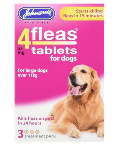 4Fleas Tablets for Dogs (3 treatment pack) Medication Johnson’s