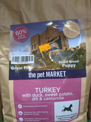Grain-free - Turkey With Duck, Sweet Potato, Dill & Camomile - Small Bred Puppy PetMarket