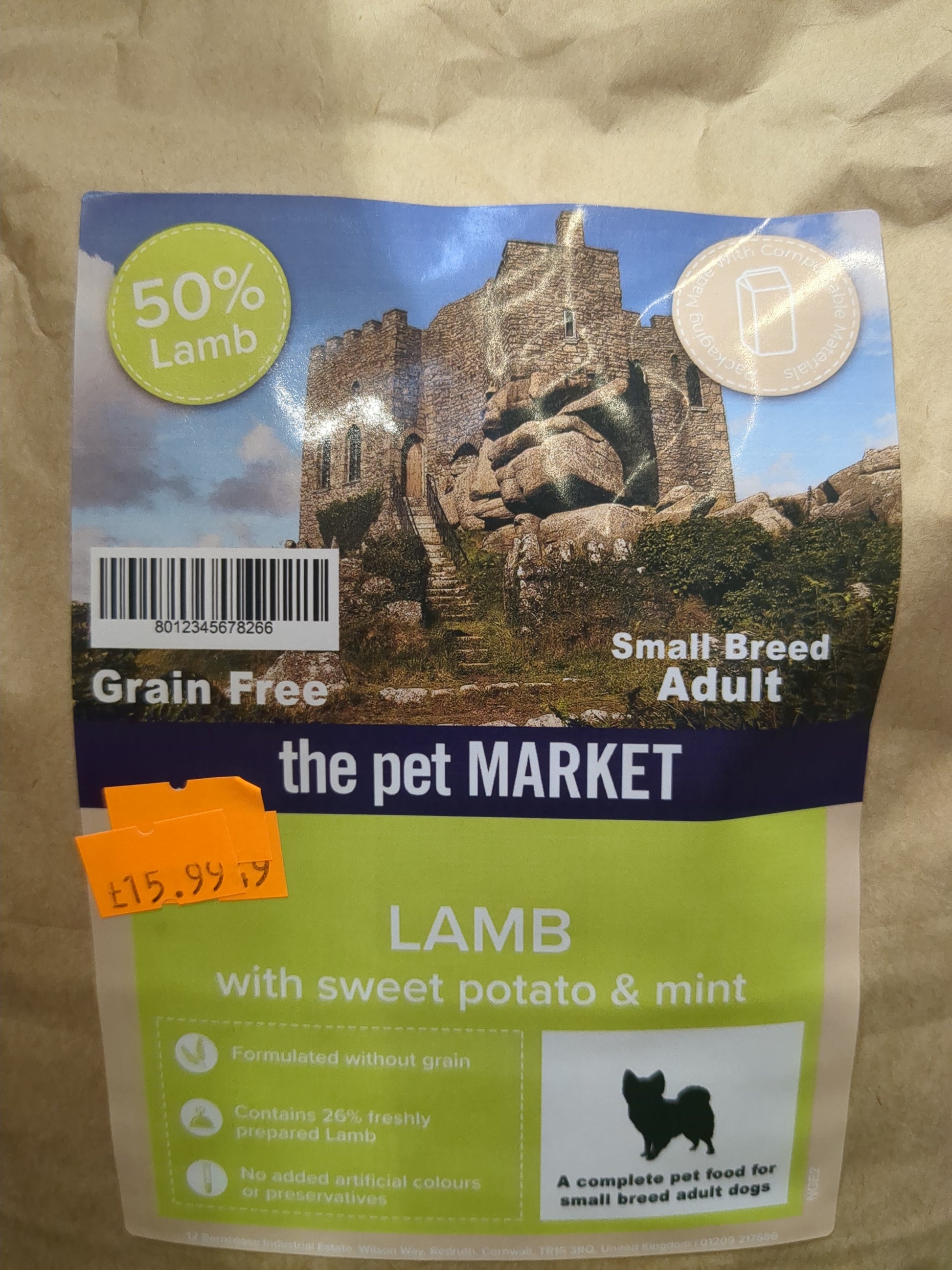 Grain-free - Lamb With Sweet Potato & Mint - Small Breed Adult PetMarket