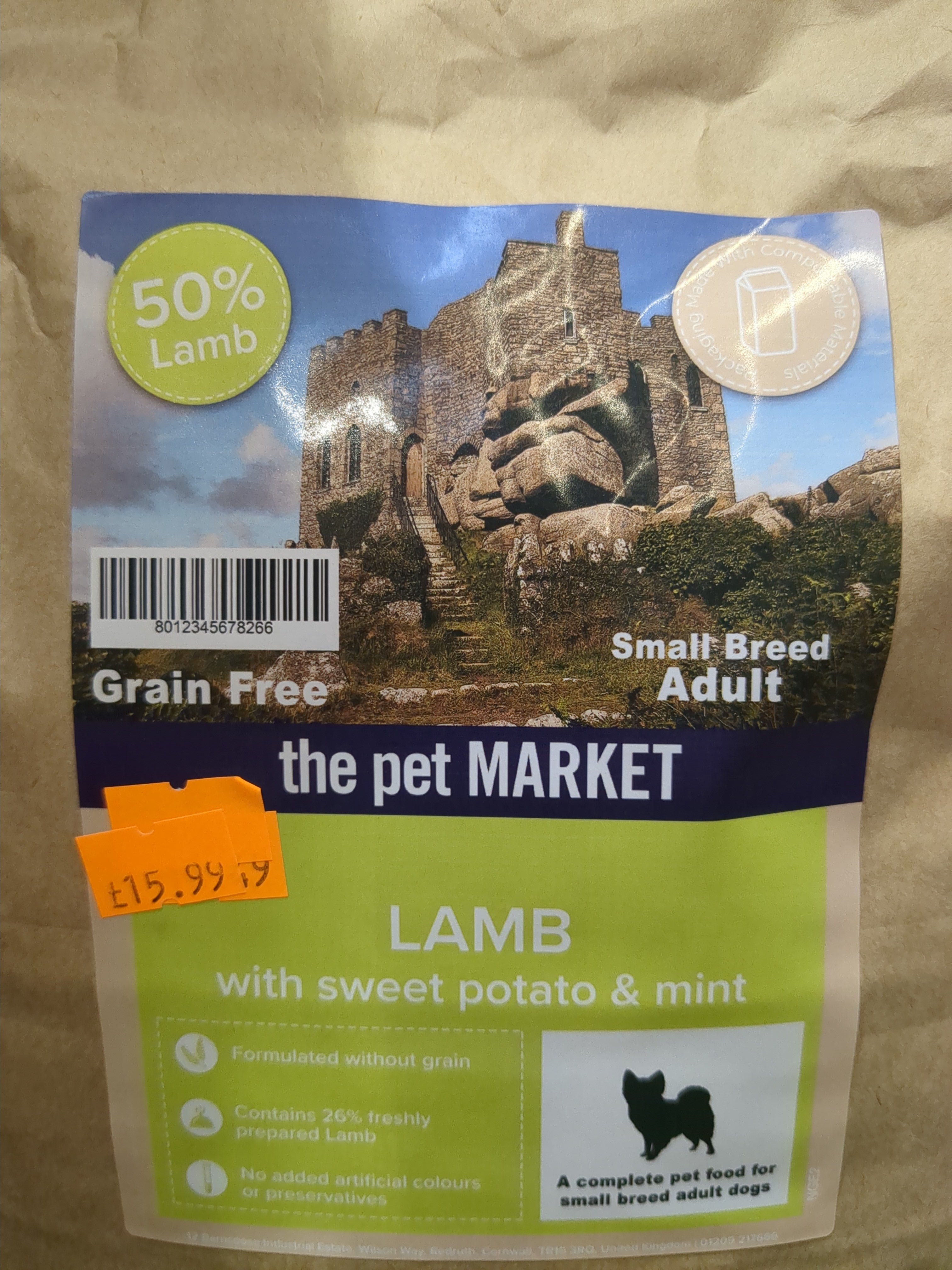 Grain-free - Lamb With Sweet Potato & Mint - Small Breed Adult PetMarket
