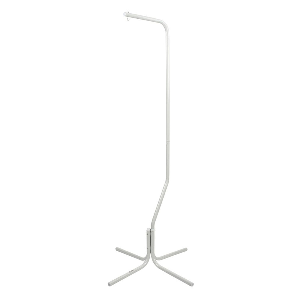 White Sky C7 Bird Cage Stand from 2009, sturdy metal frame with a flat top, designed for bird cages.