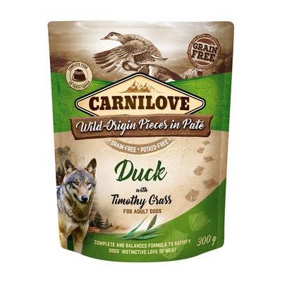 CARNILOVE Dog Pouch Duck & timothy grass - wet dog food - 300g Pet Market