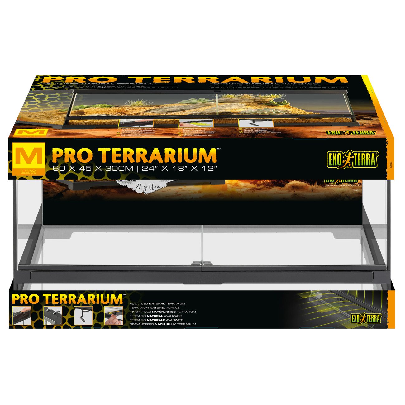ET Pro Terrarium 60x45x30cm PT4407 (H) Pet Market