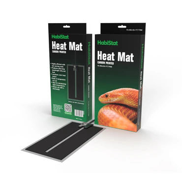 HabiStat Carbon Printed Heat Mat 15 x 28cm (6 x 11in) Reptile - Accessories Pet Market