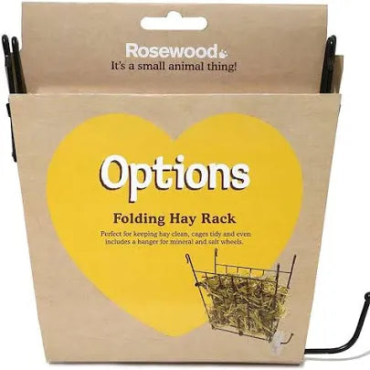 Folding hay rack Rosewood