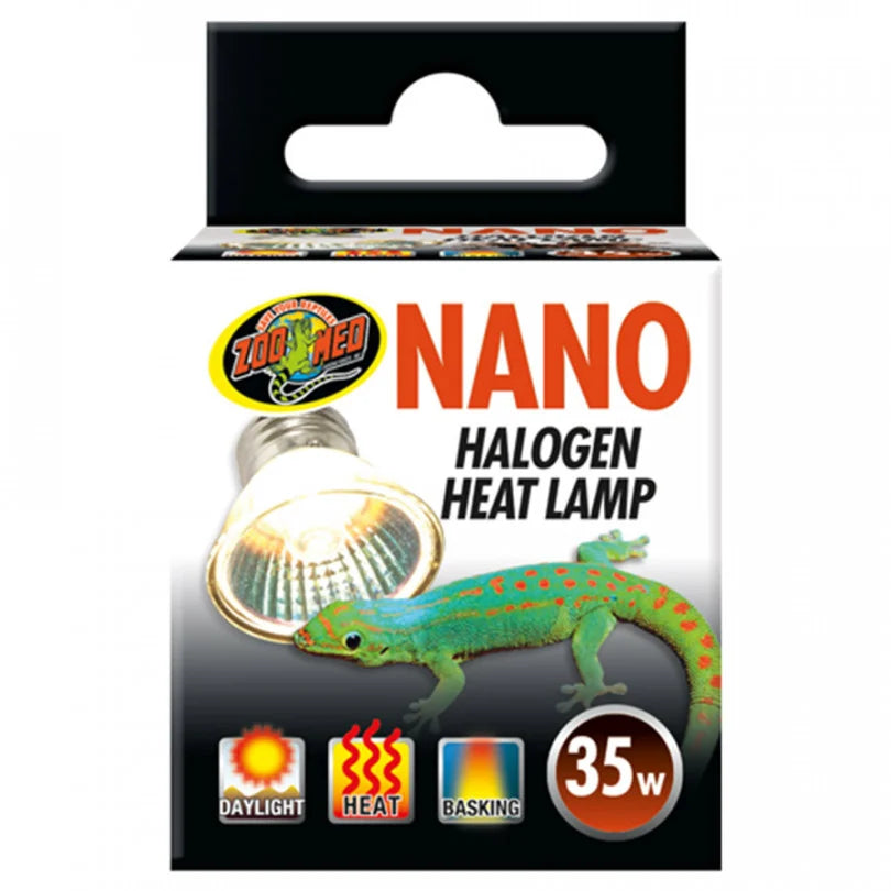 Zoo Med Nano Halogen Heat Lamp, 35w Reptile - Accessories Pet Market