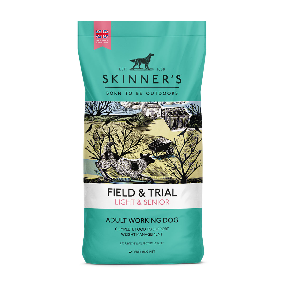 Skinner's Field & Trial Light & Senior, 15kg DOG - FOOD Skinners