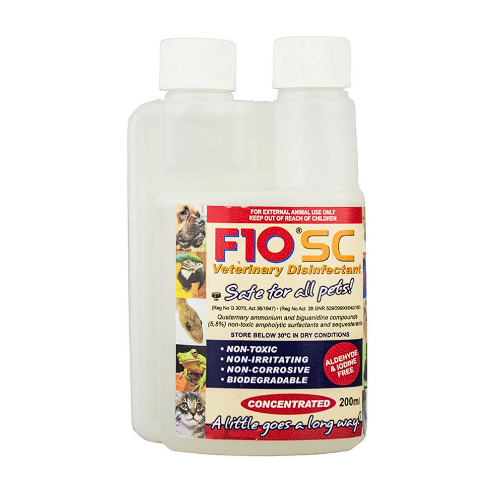 F10 SC Veterinary Disinfectant, 200ml Pet Market
