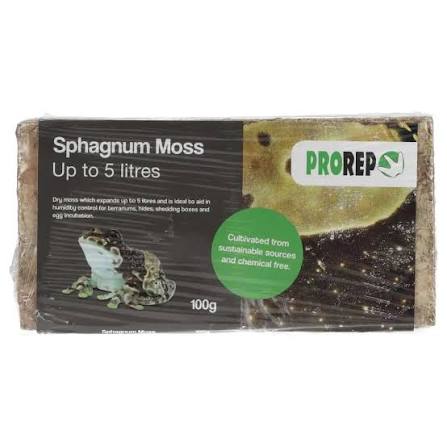 PR Sphagnum Moss Brick 100g Reptile - Accessories ProRep