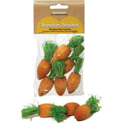 6 pk Woodies Play Carrots Small animal toy Rosewood