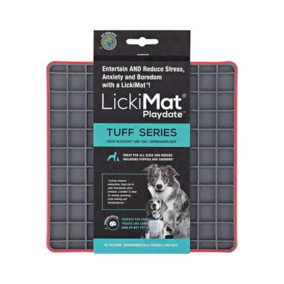 LickiMat Playdate TUFF 20cm - Red x 1 DOG - TOY Pet Market