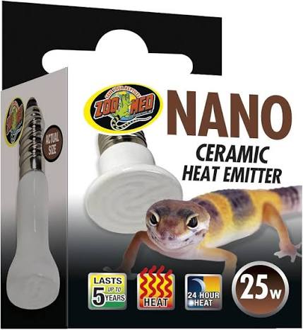Zoo Med Nano Ceramic Heat Emitter 25w Reptile - Accessories Pet Market