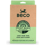 Beco Poop Bags with Handles, Unscented, 120pk x 1 Pet Market