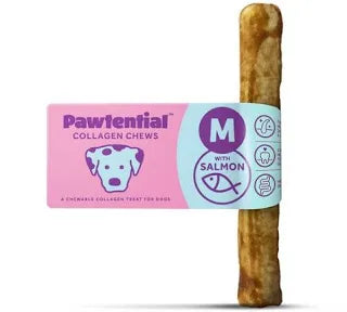 Pawtential Collagen Chew Salmon Flavour Medium 70g DOG - TREAT Pawtential