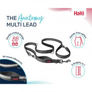 Halti Anatomy Multi Lead Grey Small Pet Market