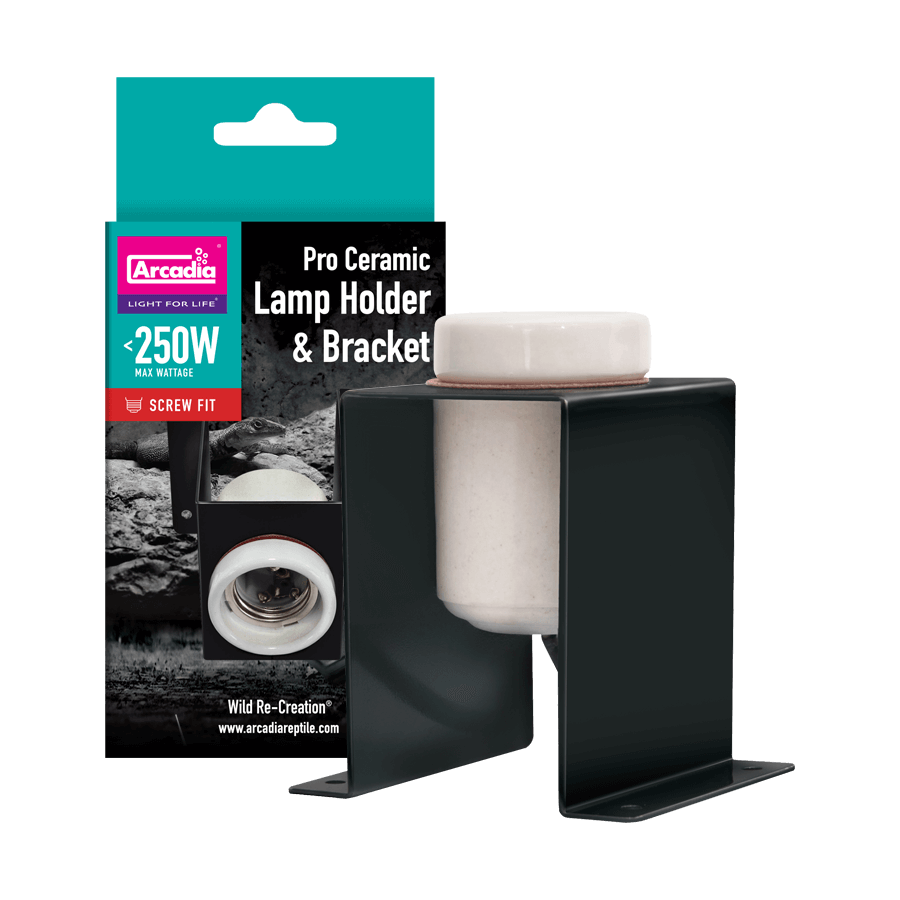 Arcadia Pro Ceramic Lamp Holder And Bracket Reptile Bulb Fitting Arcadia