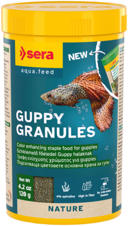sera Guppy Granules 250ml (120g) FISH - FOOD SERA