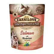 CARNILOVE Dog Pouch Salmon & blueberries Puppies - wet dog food 300g Pet Market