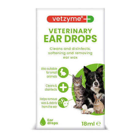Vetzyme Antibacterial Ear Drops Vetzyme