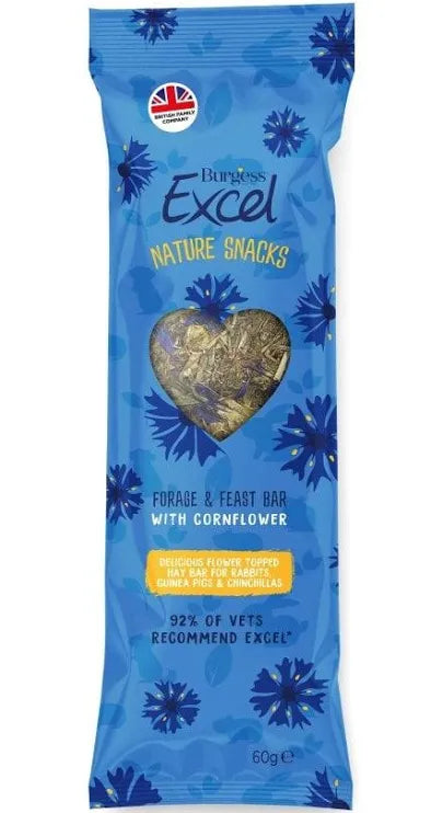 Excel Forage & Feast Bar the Pet MARKET Cornflower
