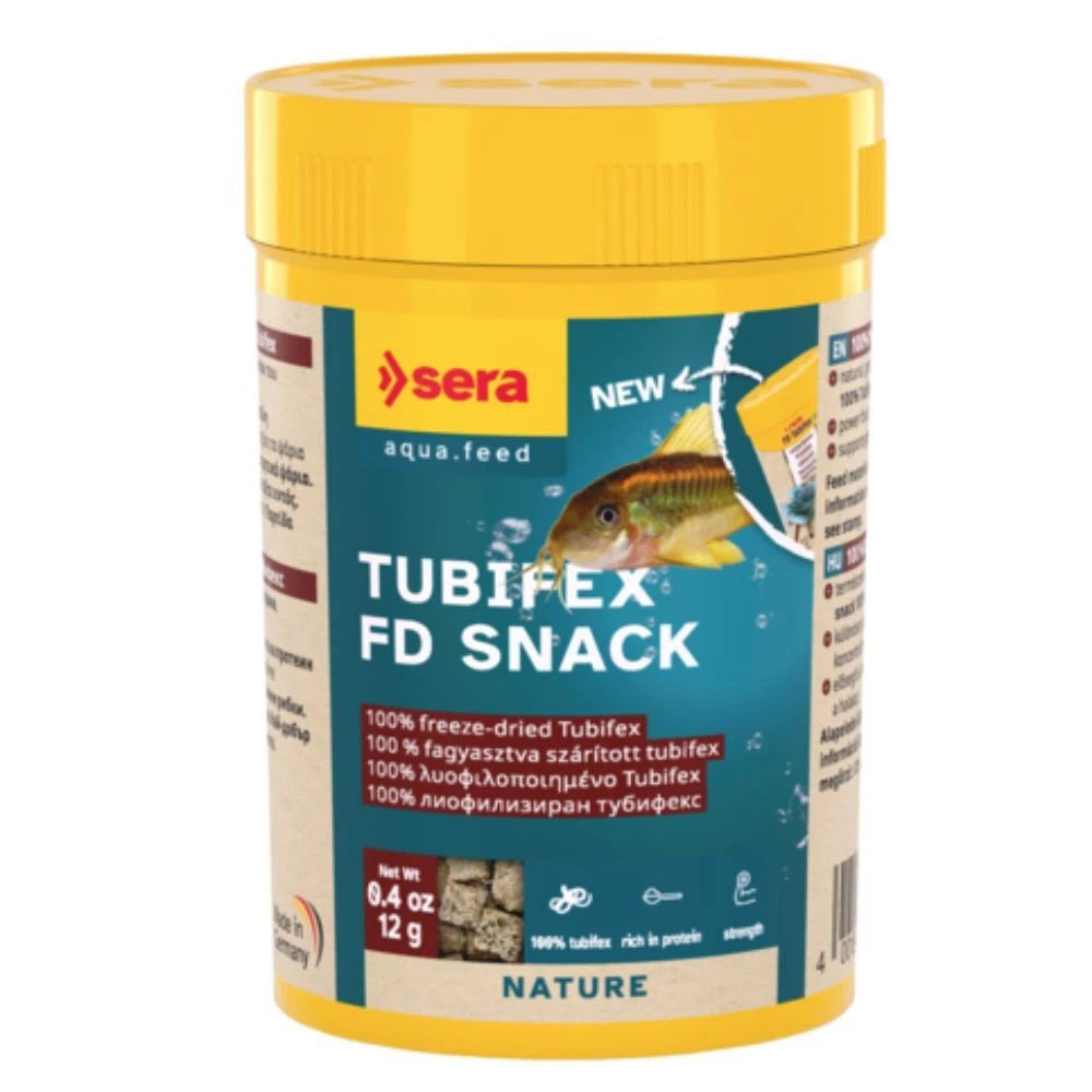 sera Tubifex FD Snack 100ml (12g) FISH - FOOD SERA