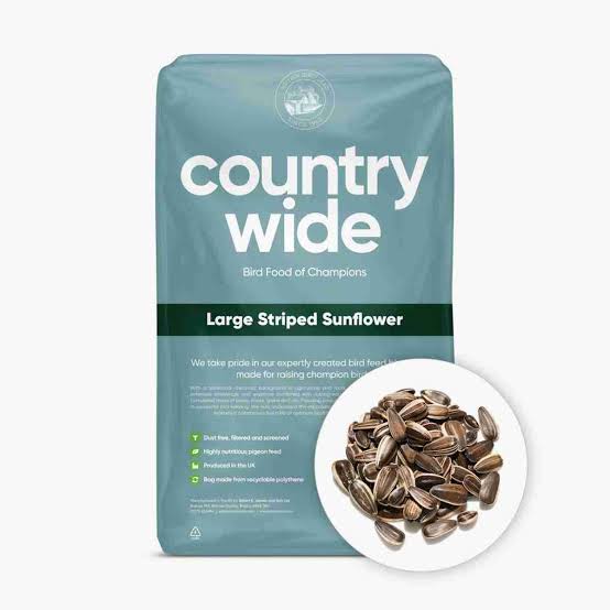 Large Striped Sunflower Bird feed Country Wide 12.55kg