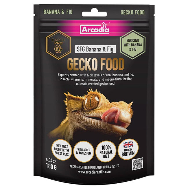 Arcadia Gecko Food Banana and Fig 180g the Pet MARKET