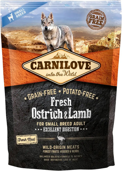 Carnilove Fresh Ostrich & Lamb (Small Breed) 1.5KG