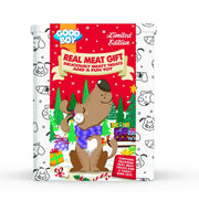 Good Boy Christmas Tin with Real Meat Treats & Rope Toy for Dogs Pet Market