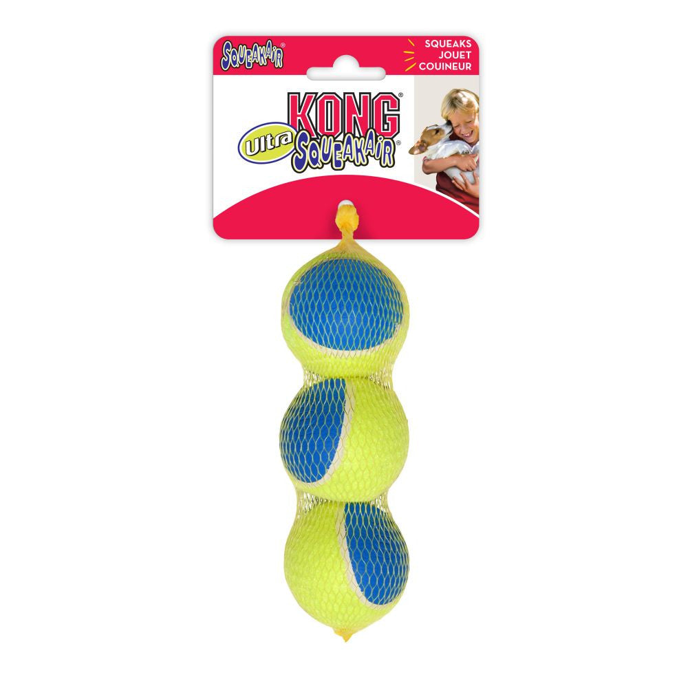 KONG Ultra Squeaker Air Ball (3Pk) Medium DOG - TOY KONG