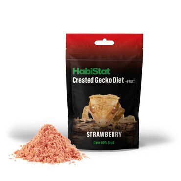 HabiStat Crested Gecko Diet Strawberry 80g Pet Market