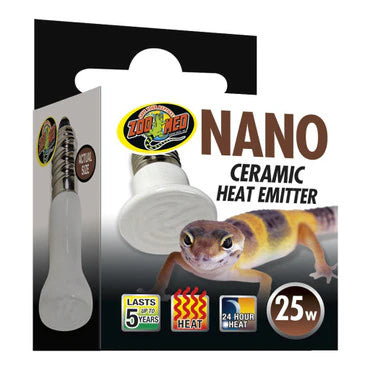 Nano Ceramic Heat Emitter 25w Reptile Basking Bulb nano