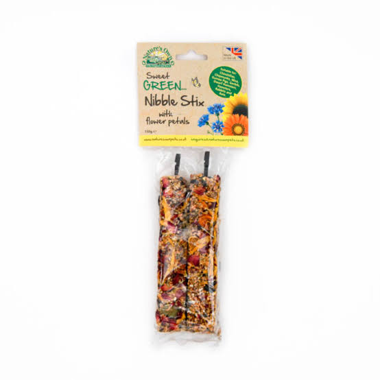 Nibble Stix with Flower Petals Small Mammal - Food Natures Own
