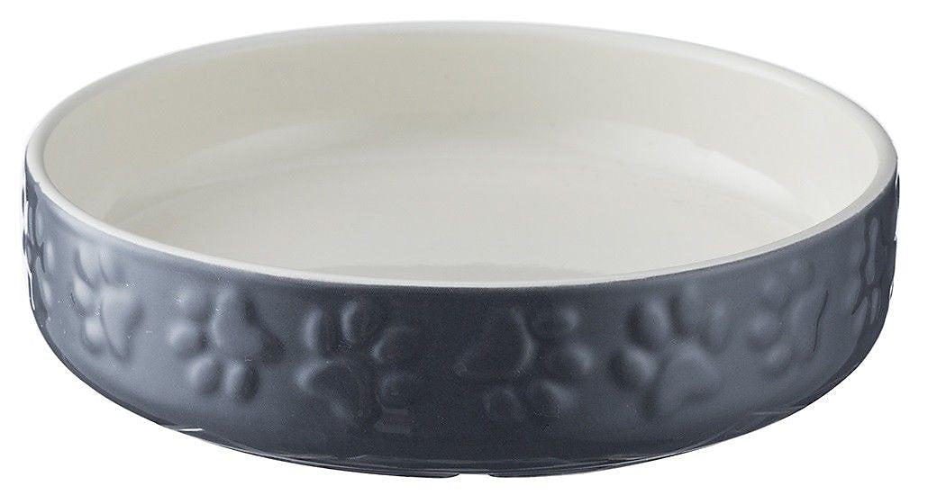 Mason Cash Colour Mix Cat Saucer Grey 13cm Pet Market