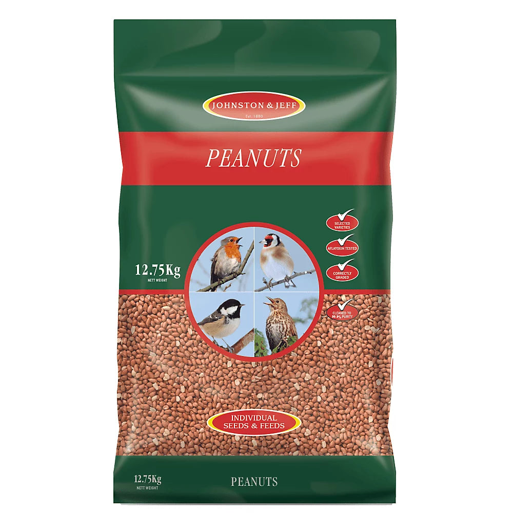 Johnston & Jeff Peanuts12.75kg Bird - Food Pet Market