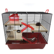 The Grand Hamster Cage With Accessories 500x450x330 - Maroon