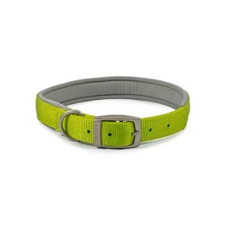 PADDED VIVA COLLAR Dog accessories Ancol Green 35-43cm size 4